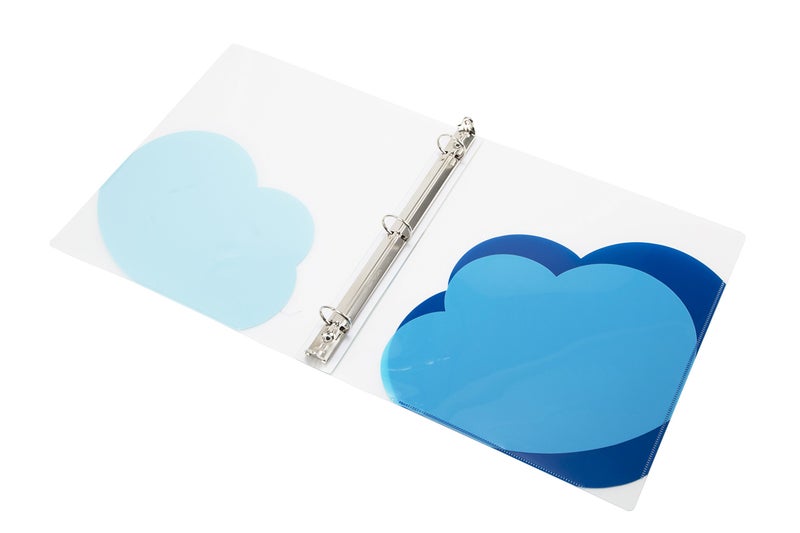 Filexec Products Cloud, Ring Binder, 1", Pack of 4 (50493-6457) - Image 2